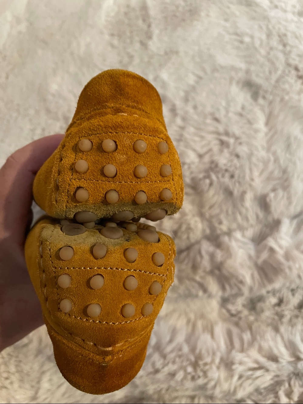 M. Gemi The Felize Suede Driving Shoes Sunflower Yellow 39.5 - Picture 8 of 9
